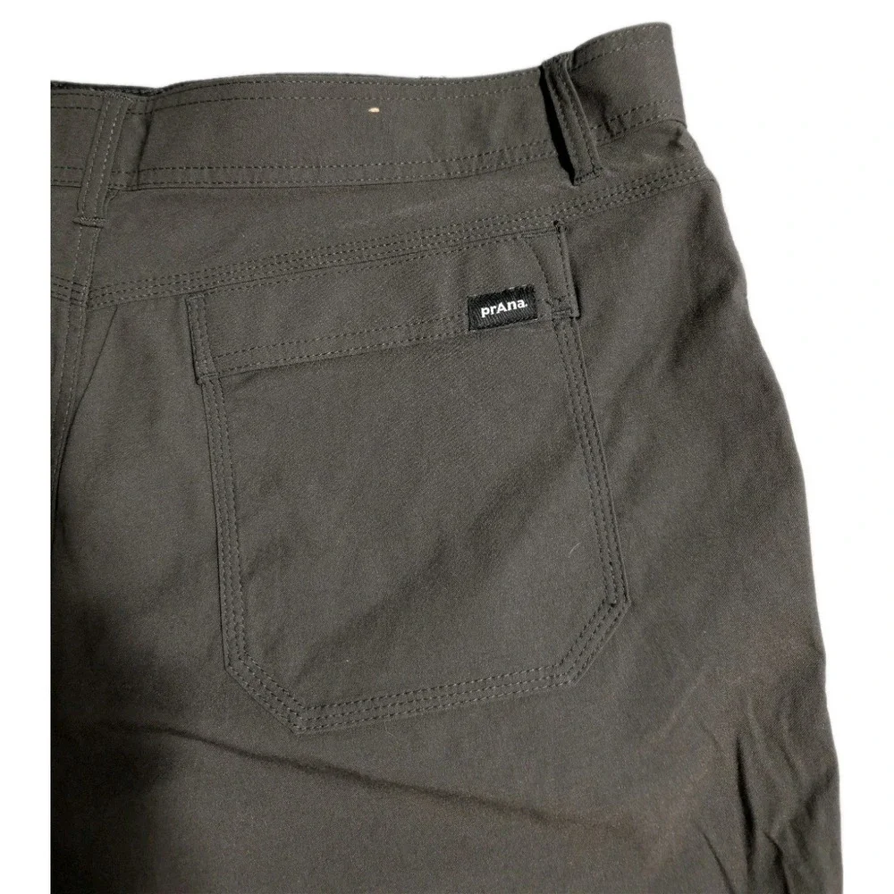 prAna Stretch Zion II Cargo Shorts Mens 36 / 8 Gray Standard Fit Hiking Outdoor